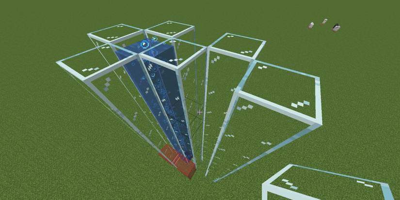 Minecraft Building Second Glass Shaft
