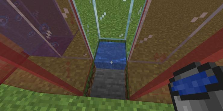 Minecraft Magma Block Elevator No Damage Minecraft Magma Block Elevator No Damage