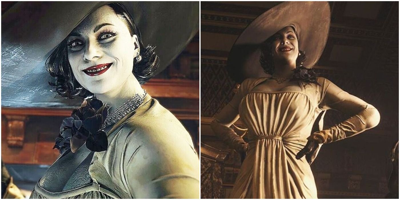 Resident Evil 8: 7 Hidden Details About Lady Dimitrescu's Costume Resident Evil 8: 7 Hidden Details About Lady Dimitrescu's Costume