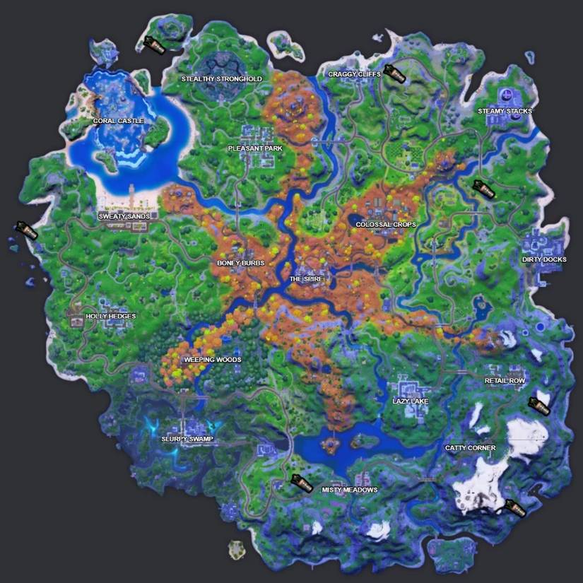 all locations fortnite telescopes