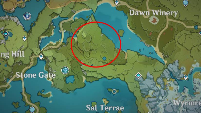 Dandelion seeds location