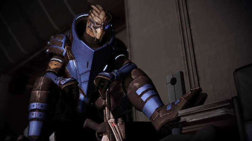 Put your feet up in Mass Effect 2.