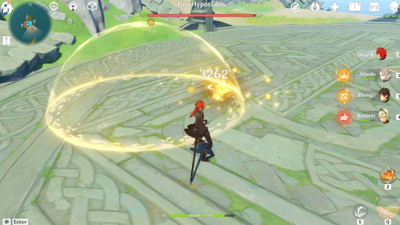 Genshin Impact: How To Defeat The Geo Hypostasis