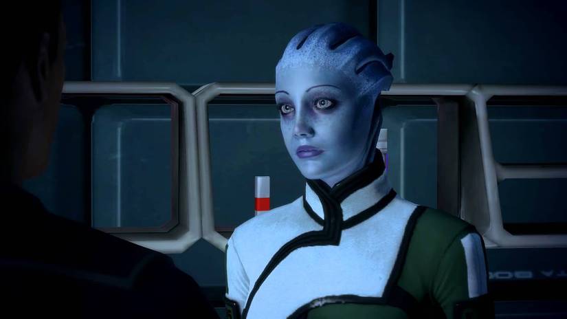 Liara in the original Mass Effect.