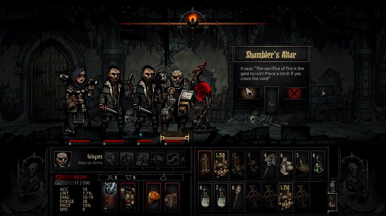 darkest dungeon shambler on the old road