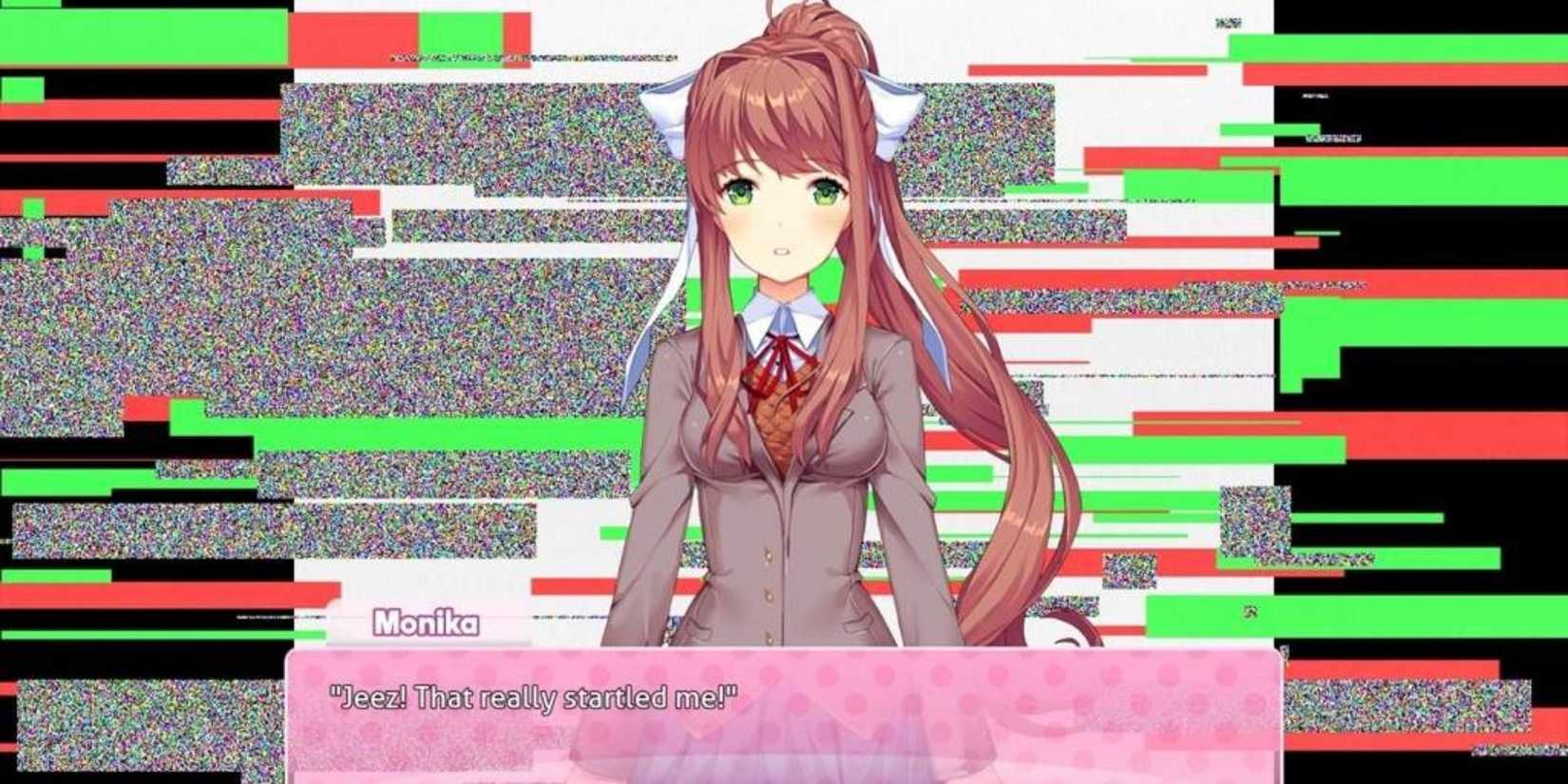Doki Doki Literary Club Monika Glitch
