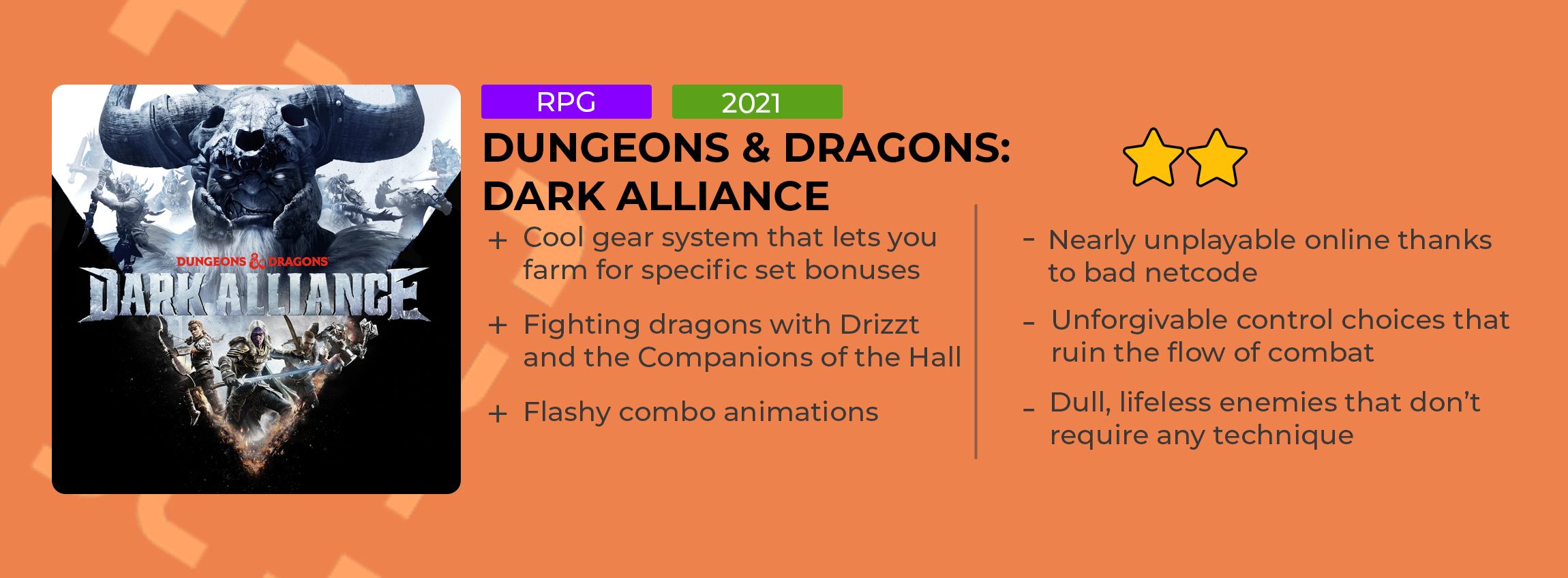 Dungeons & Dragons: Dark Alliance Review - Drizzt Deserves ...