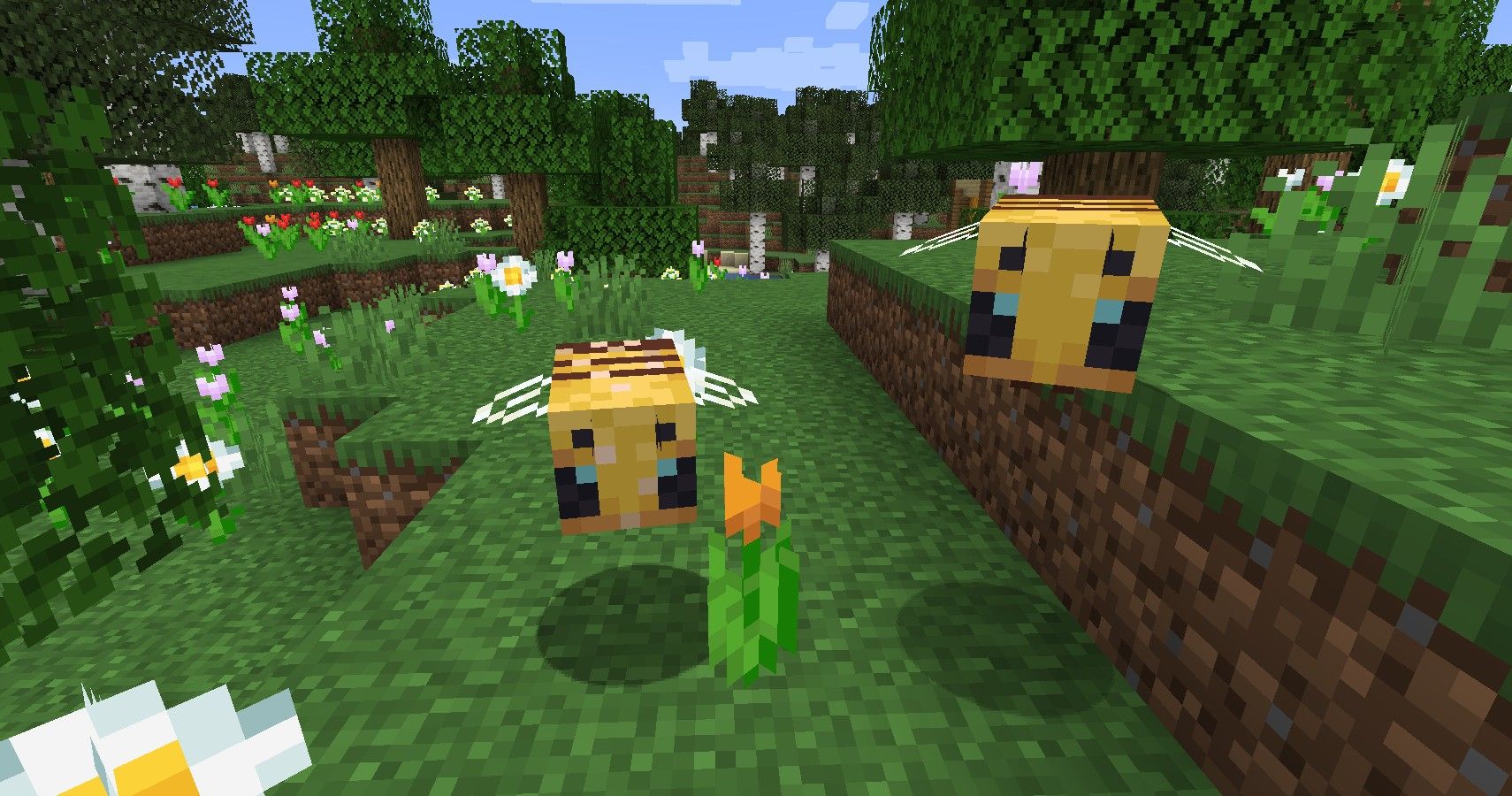 What is the title of this picture ? Minecraft: Everything You Need To Know About Bees | Aionsigs.com