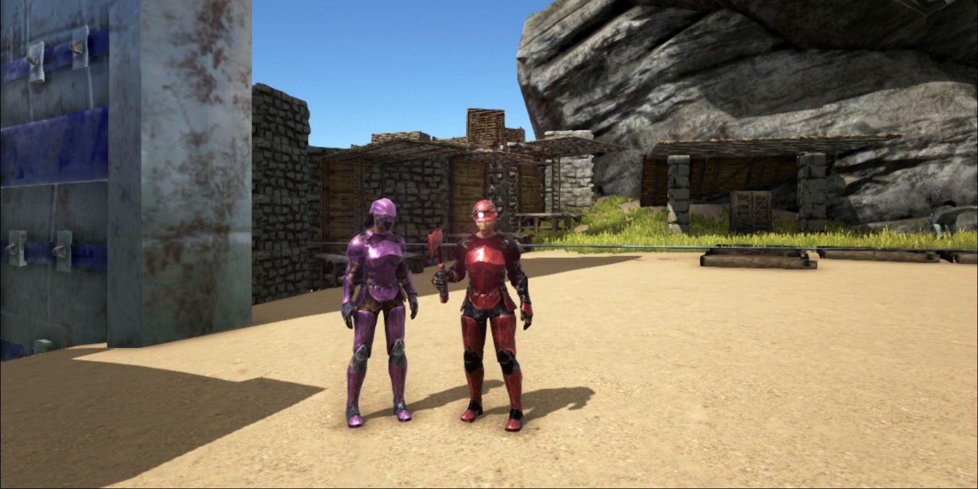 Dyed armor in Ark: Survival Evolved