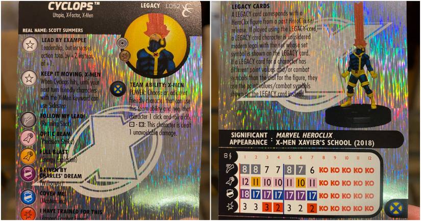 HeroClix: X-Men Rise & Fall Preview: Super Rares And Cyclops Legacy Card