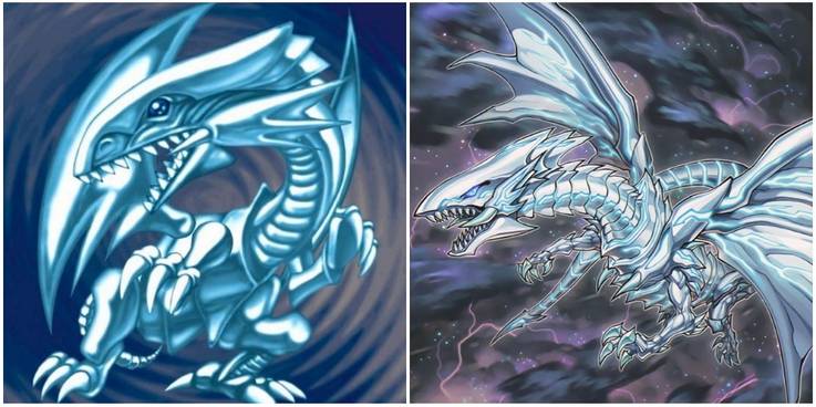 yugioh blue eyes white dragon and blue eyes alternative white dragon card art