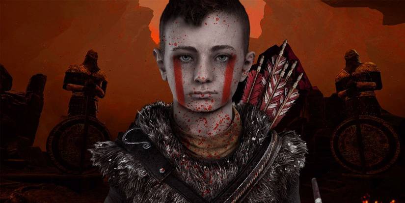 Atreus from God of War splash image Gamerant