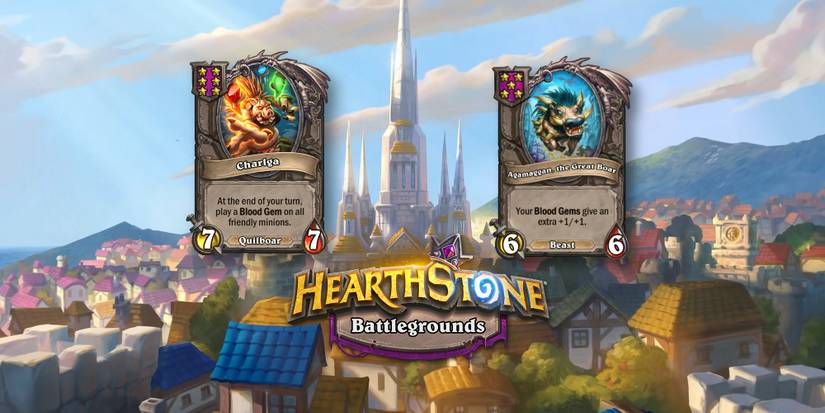 Hearthstone Battlegrounds charlga and agamaggan