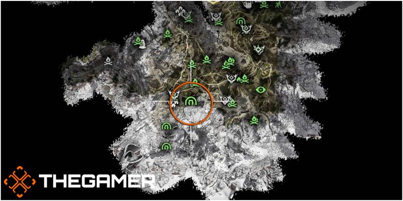 Horizon Zero Dawn Power Cell One Location Map View