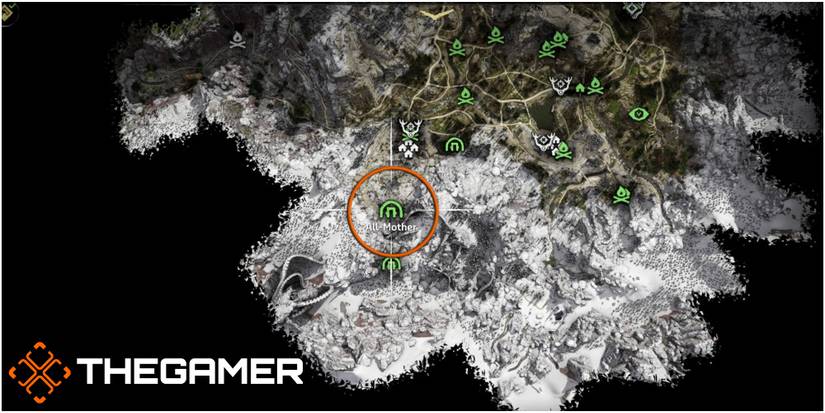 Horizon Zero Dawn Power Cell Two Location Map View