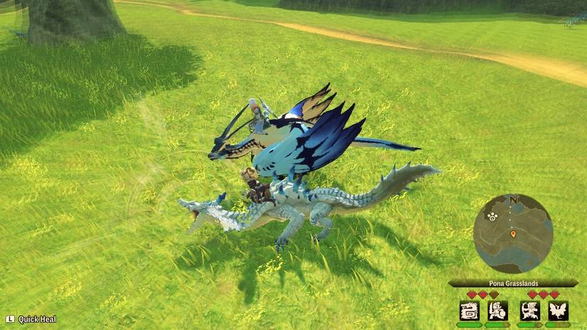 Every Monstie Riding Action In Monster Hunter Stories 2: Wings Of Ruin ...