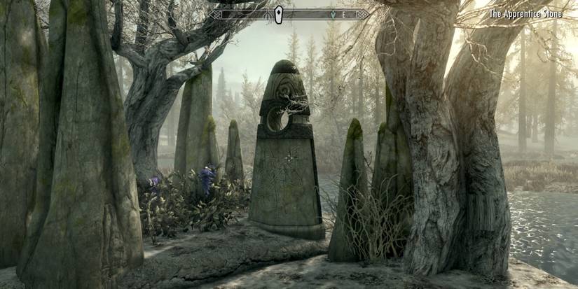 Skyrim: Close Up of the Apprentice Stone