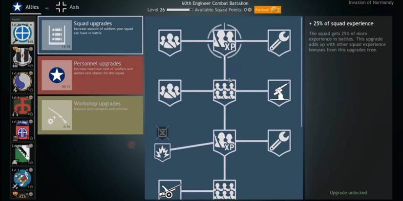 Enlisted: A Guide To Upgrading Squads