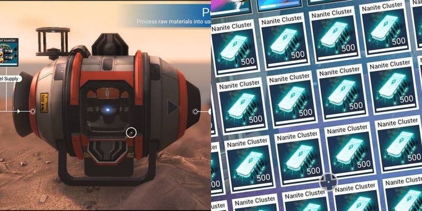 no mans sky refiner and nanites