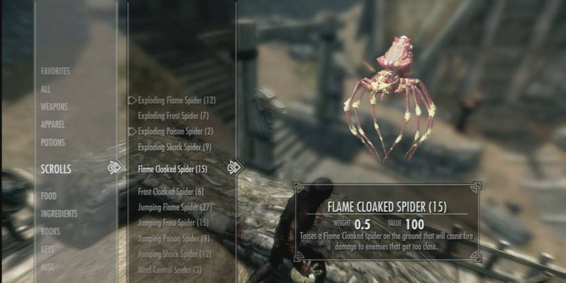 Skyrim: The 10 Best Spider Scrolls