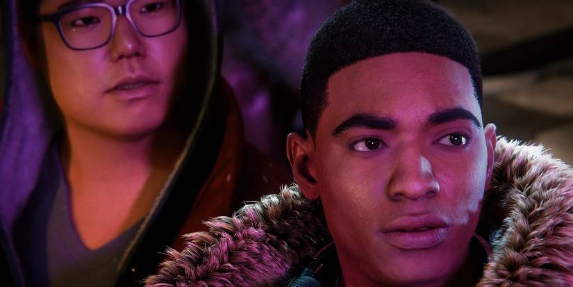Miles and Ganke in Spider-Man: Miles Morales