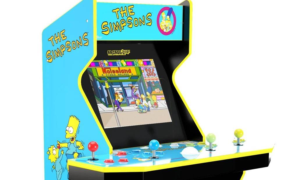 The Simpsons Computer Box You Can Get The Simpsons Arcade1UP Cabinet For Pre-Order Today