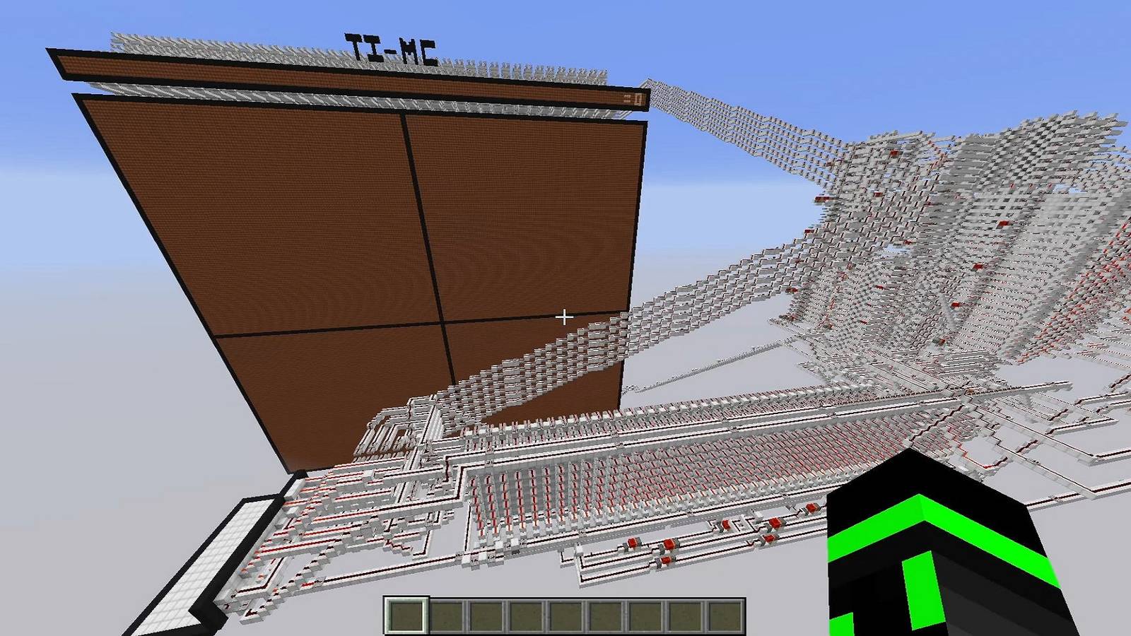 Graph Rising Minecraft Minecraft: Someone Made A Massive Graphing Calculator With Redstone