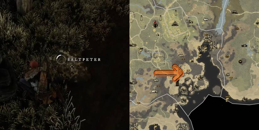 new world saltpeter node and map