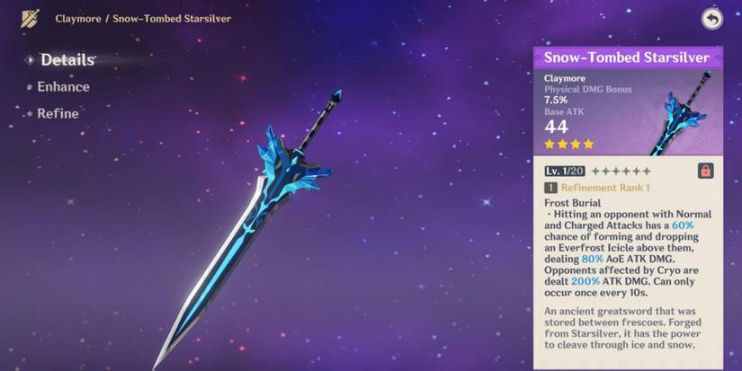 Genshin Impact: Eula's Best Weapons, Ranked