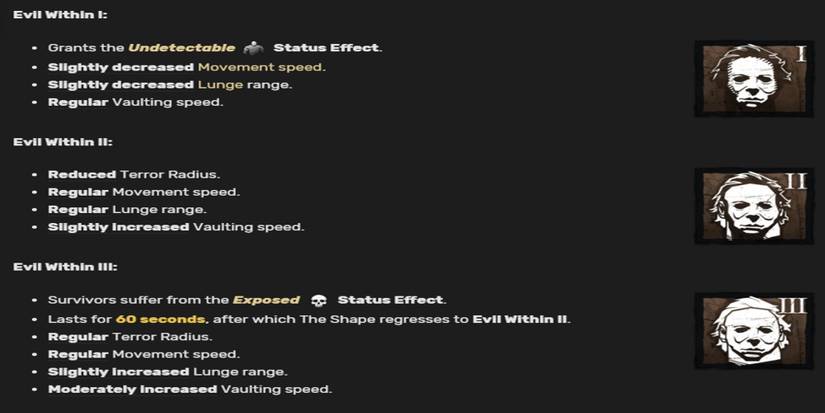 Dead By Daylight: The Shape Tips