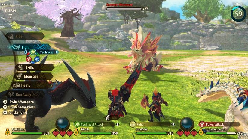 Monster Hunter Stories 2 Wings of Ruin Soulseer Mizutsunebattle