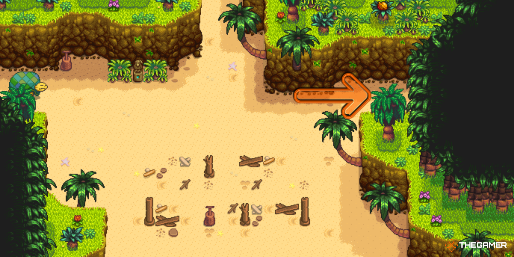 Stardew Valley Ginger Island - Jungle Entrance