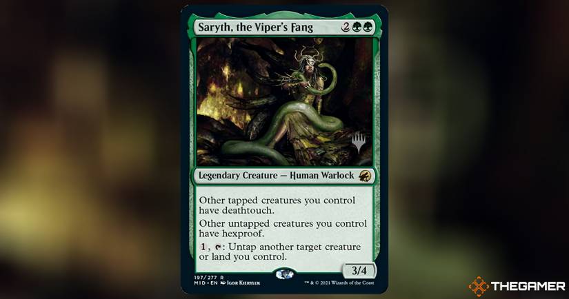 MTG: One Shot Everything With Saryth, The Viper's Fang
