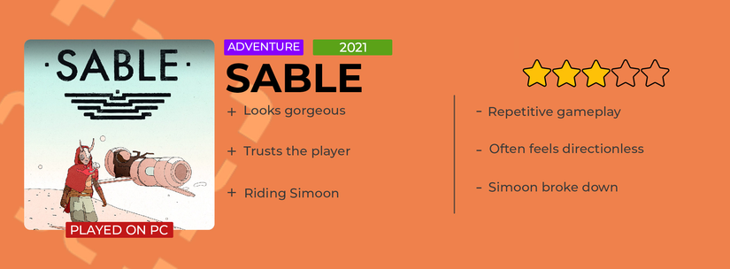 Sable Review - An Offroad Adventure That Can't Handle The Terrain