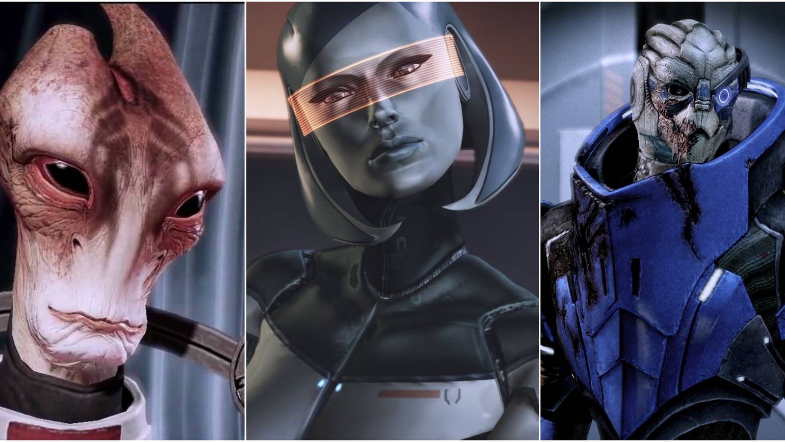 Best Character Designs Mass Effect Series