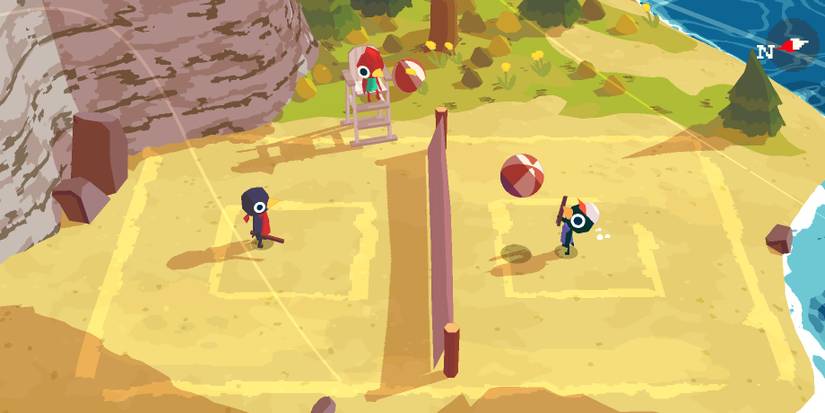 Beachstickball in A Short Hike