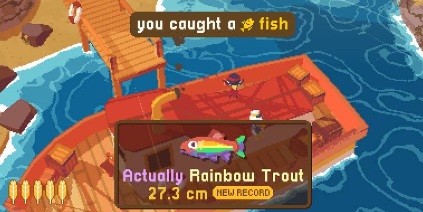 Catching a Rainbow Trout in A Short Hike