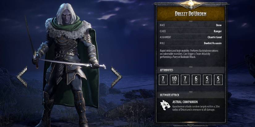 Drd Build D&D Dark Alliance: Drizzt Do-Urden's Best Builds