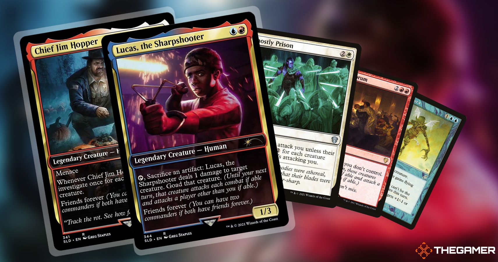 MTG Commander Deck Tech: Stranger Things' Chief Jim Hoppper And Lucas, The  Sharpshooter
