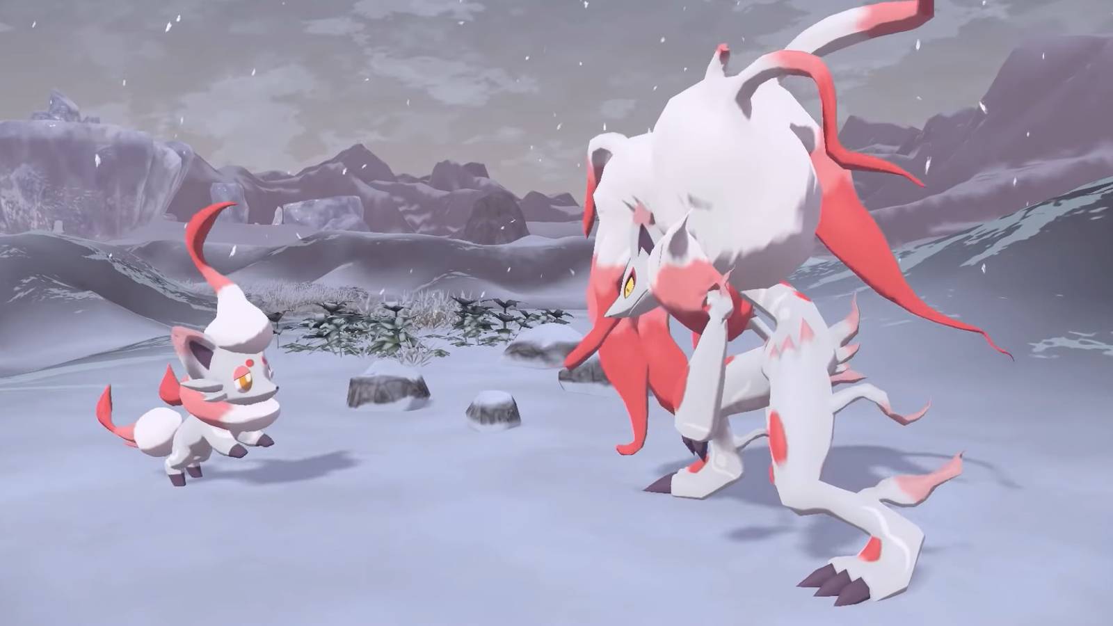 New Pokémon Legends: Arceus Trailer Focuses On Hisuian Zorua and Zoroark