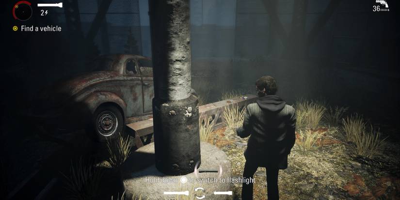alan wake flashlight