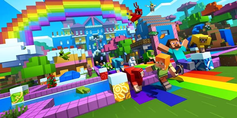 Minecraft 1.12 The World of Colour Update Concrete Parrots Glazed Terracotta