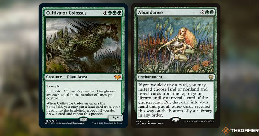 mtg cards like abundance MTG Cultivator Colossus And Abundance Combo