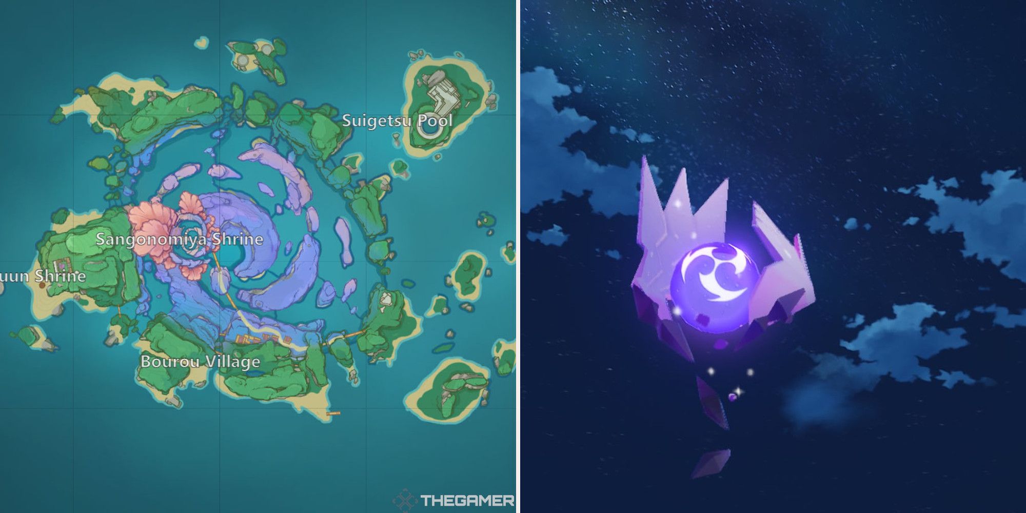 Genshin Impact: Electroculus Locations On Watatsumi Island, Inazuma