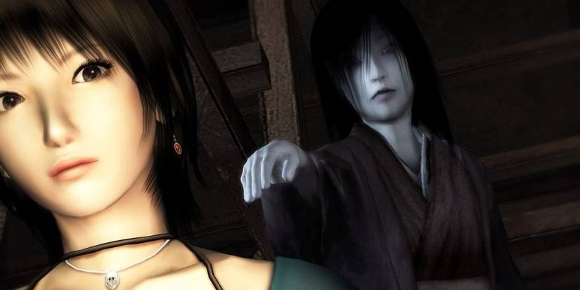 Fatal Frame 3 ghost reaching out 
