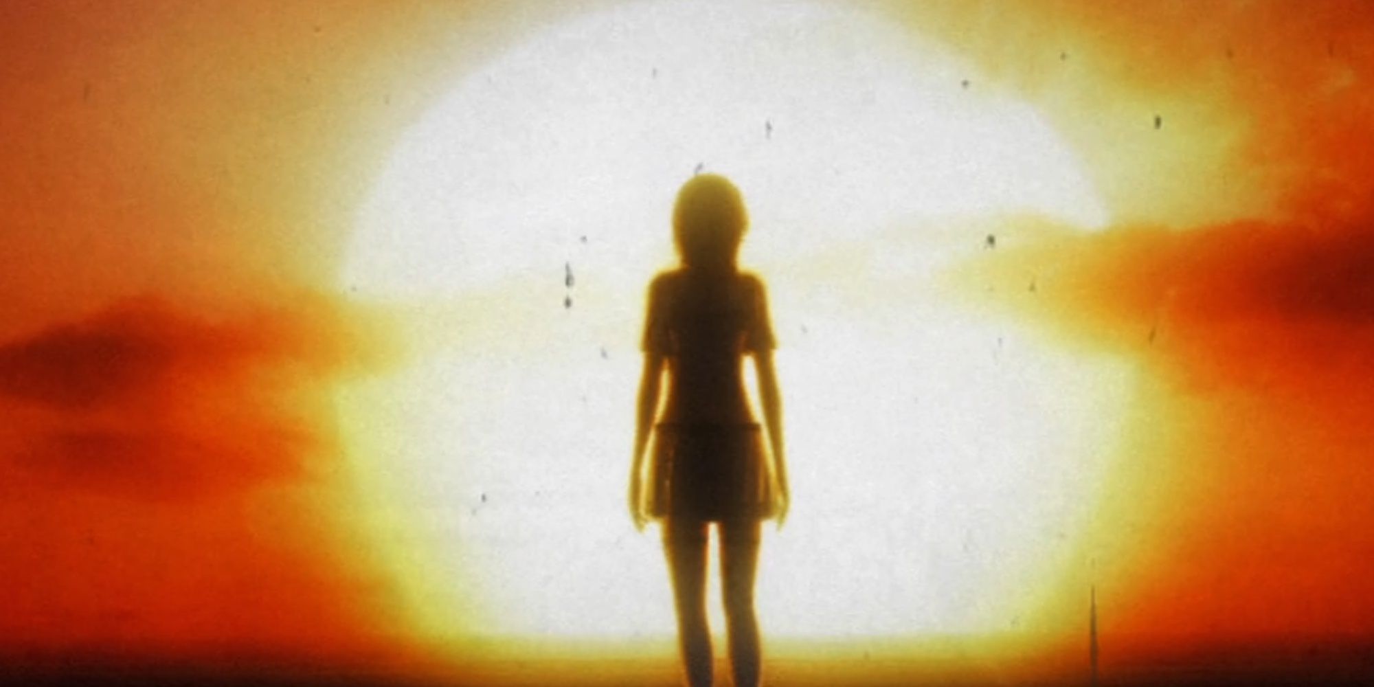 Fatal Frame Yuri looking at the Sunset