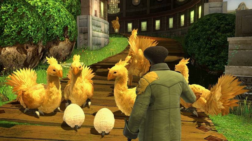 Final Fantasy 13 Chocobos and Sazh