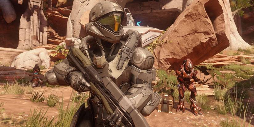 Edward Buck during a combat operation in Halo 5: Guardians