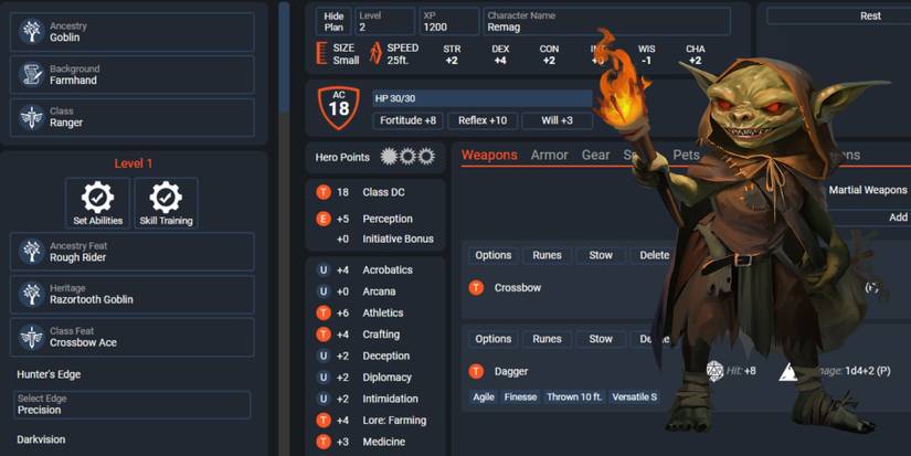 Pathfinder Customize How To Create A Character In Pathfinder Second Edition