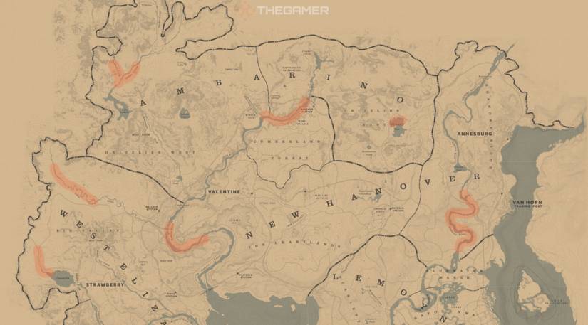 Where To Find Sockeye Salmon In Red Dead Online